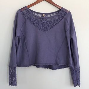 Free People Lace Top